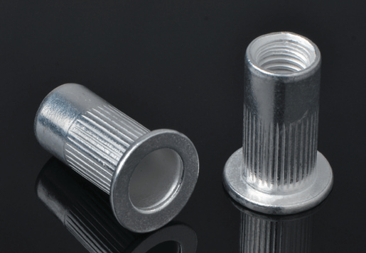 Aluminio Cabeza plana Modeada Tuerca de tuerca abierta