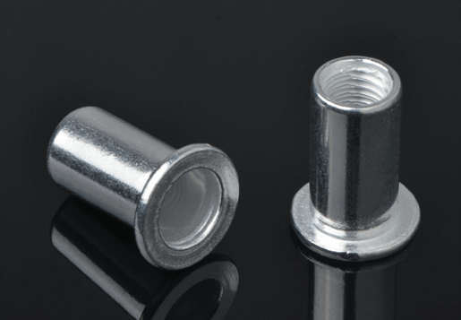 Aluminio Cabeza plana Cuerpo redondo Cuerpo liso Tuerca ABIERTA ABIERTA
